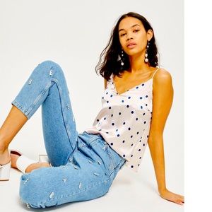 Topshop dot cami New without tags